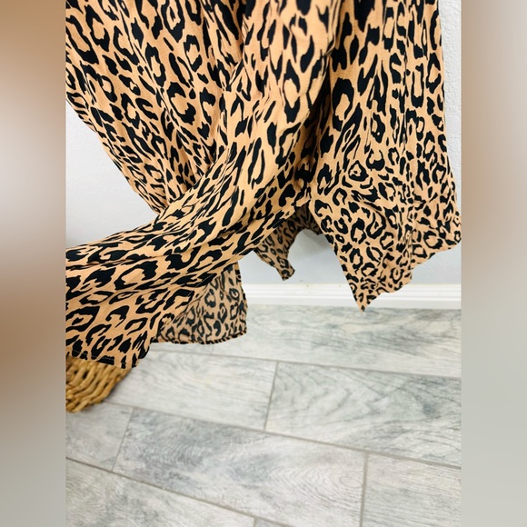 Anthropologie McKenzie Leopard Print Midi Dress - Picture 9 of 11